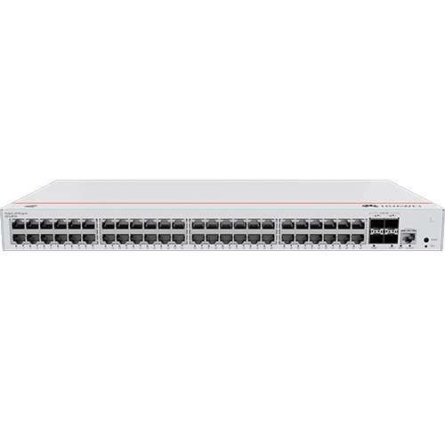 Huawei S310-48T4X - 48 x 10/100/1000BASE-T ports, 4 x 10GE SFP+ ports | AC power supply | Packet forwarding rate: 131 Mpps | Switching capacity: 176 Gbit/s