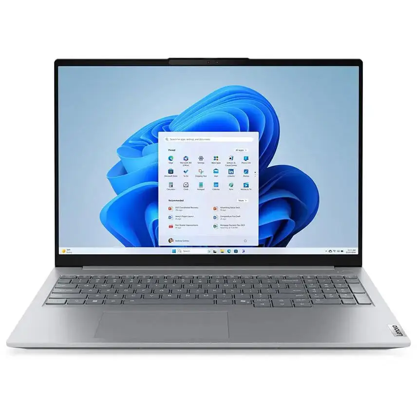 Lenovo ThinkBook 16 Gen 8 Business Laptop Intel Core Ultra 5 225U 8GB RAM 512GB SSD 16" WUXGA IPS Wi-Fi 6E Backlit Fingerprint Reader Arctic Grey 21SK002LGQ (Official Warranty)